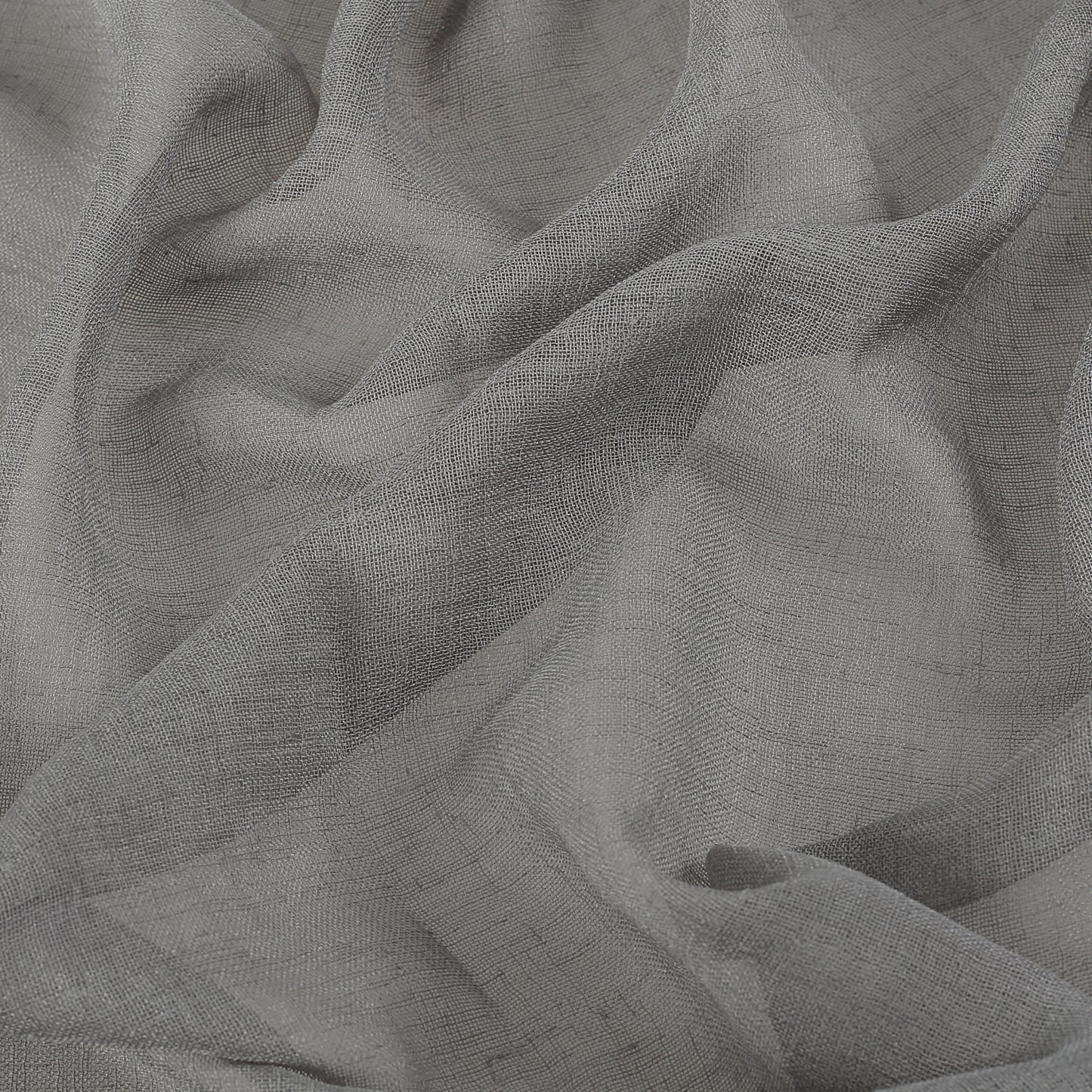 Stoffprobe Voile - Dunkelgrau